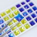 DZ 3068 8mm 10mm 12mm 14mm 16mm 22mmsquare shape crystal sew on stone 
